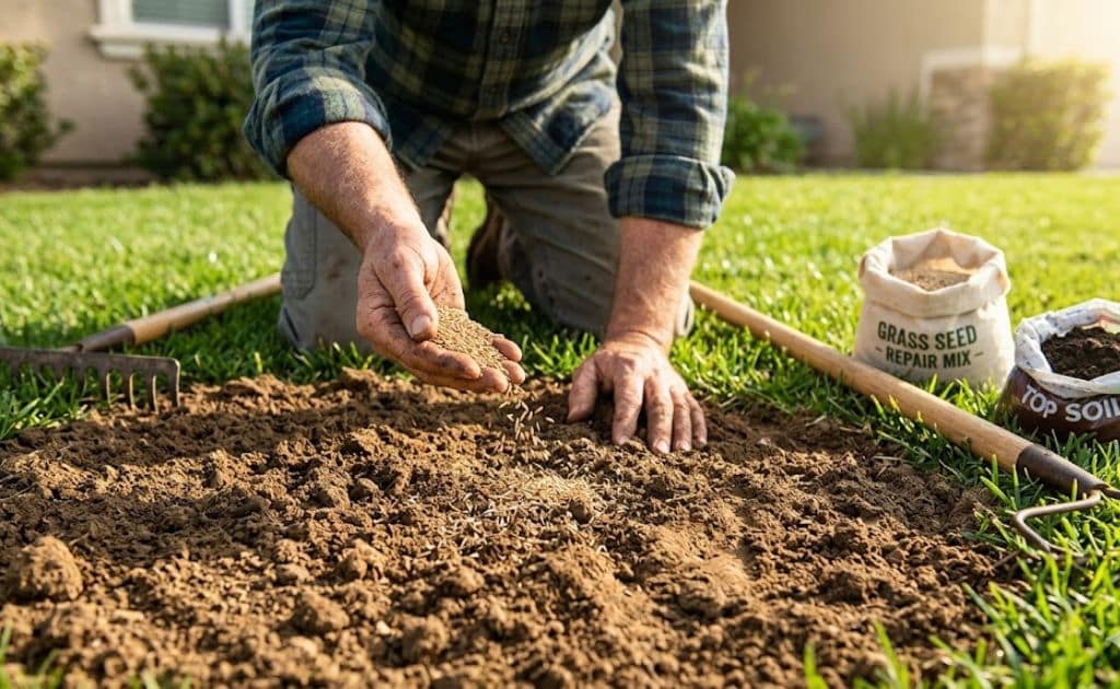 How to Fix Large Bare Spots in Lawn- Step-by-Step